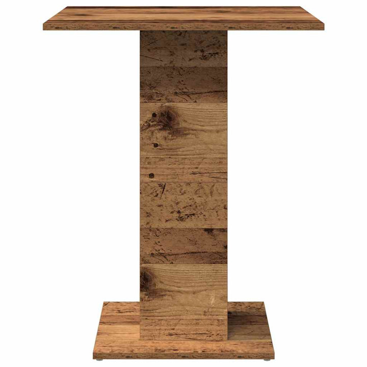 bistrobord 60x60x75 cm konstrueret træ antikt træ