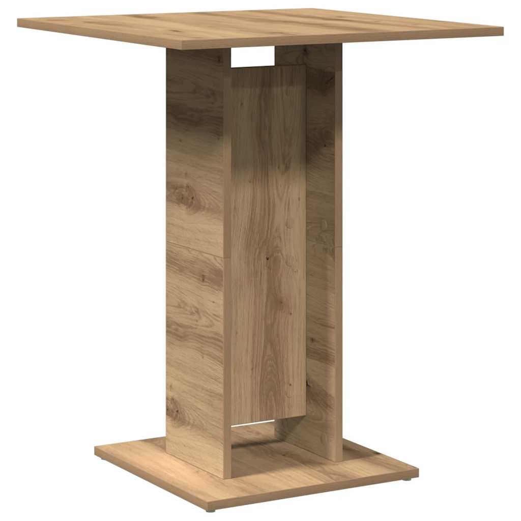 bistrobord 60x60x75 cm konstrueret træ kunsteg