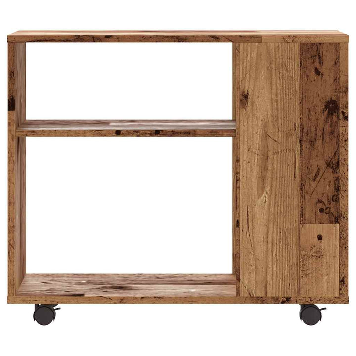 sidebord 70x35x55 cm konstrueret træ antikt træ