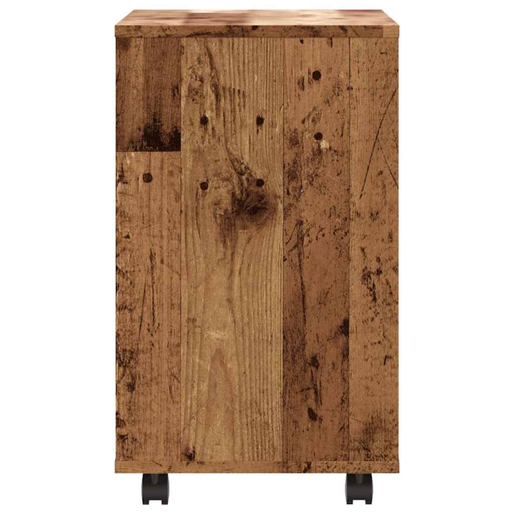 sidebord 70x35x55 cm konstrueret træ antikt træ