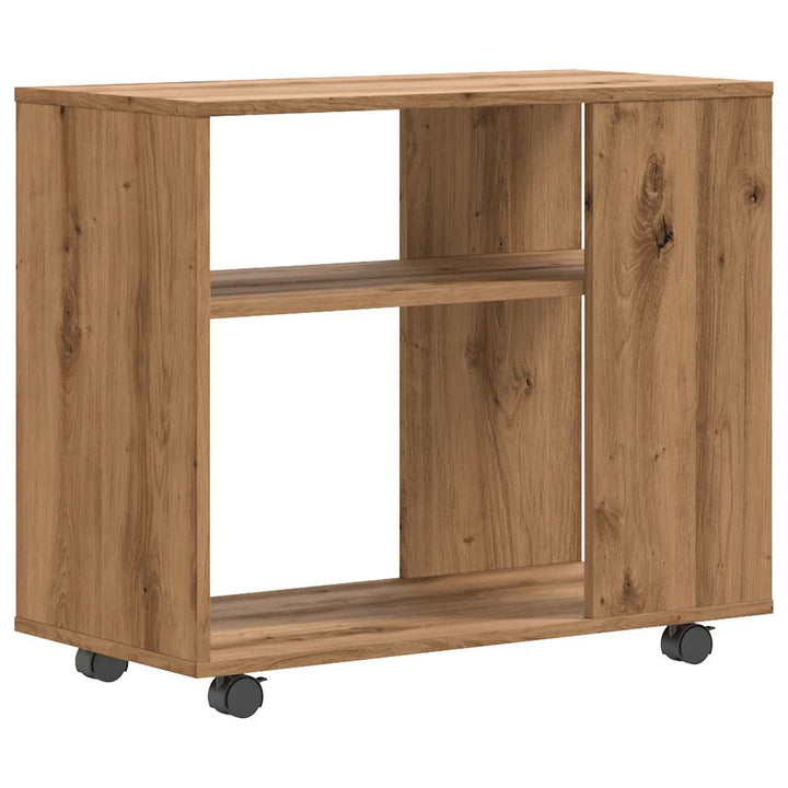sidebord 70x35x55 cm konstrueret træ kunsteg