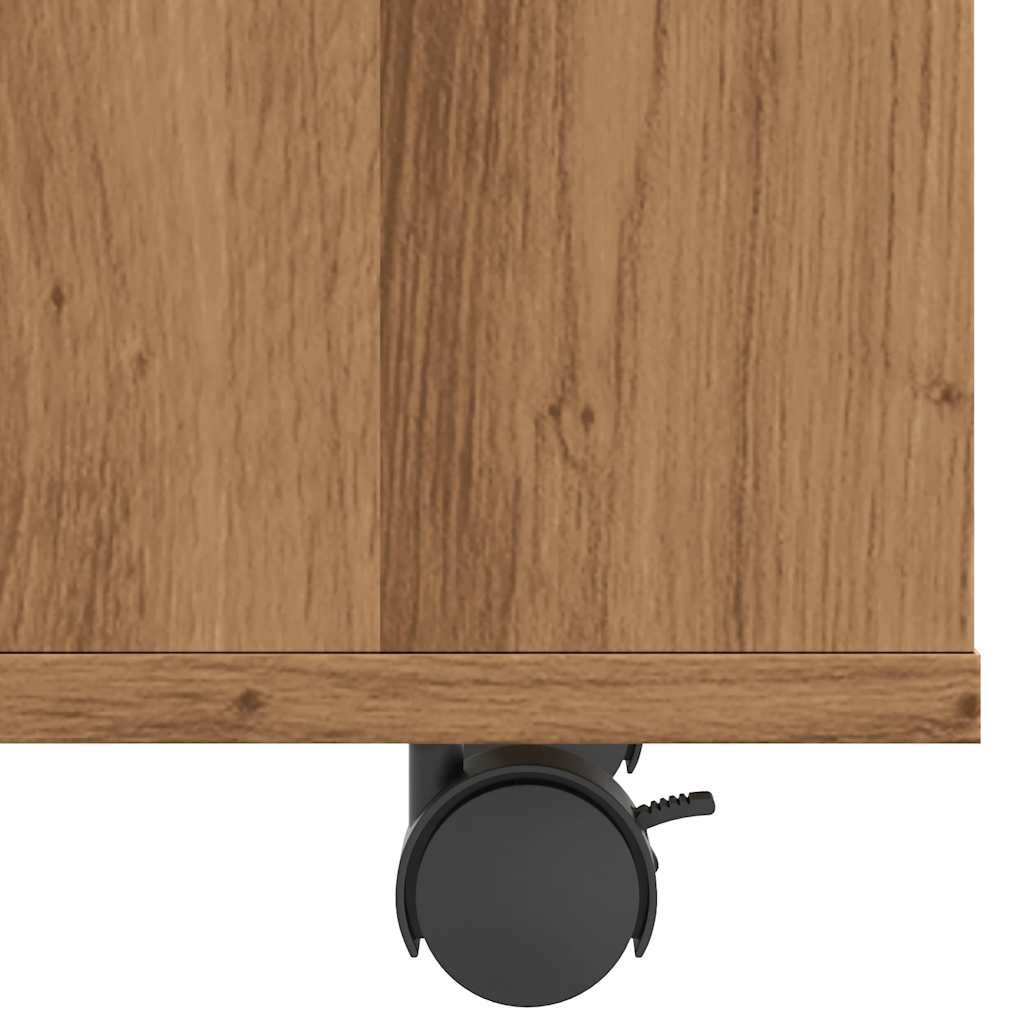 sidebord 70x35x55 cm konstrueret træ kunsteg