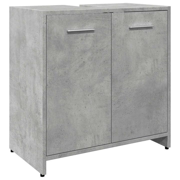 underskab til håndvask 60x33x60 cm konstrueret træ betongrå