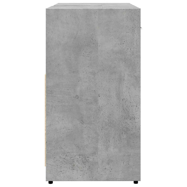 underskab til håndvask 60x33x60 cm konstrueret træ betongrå