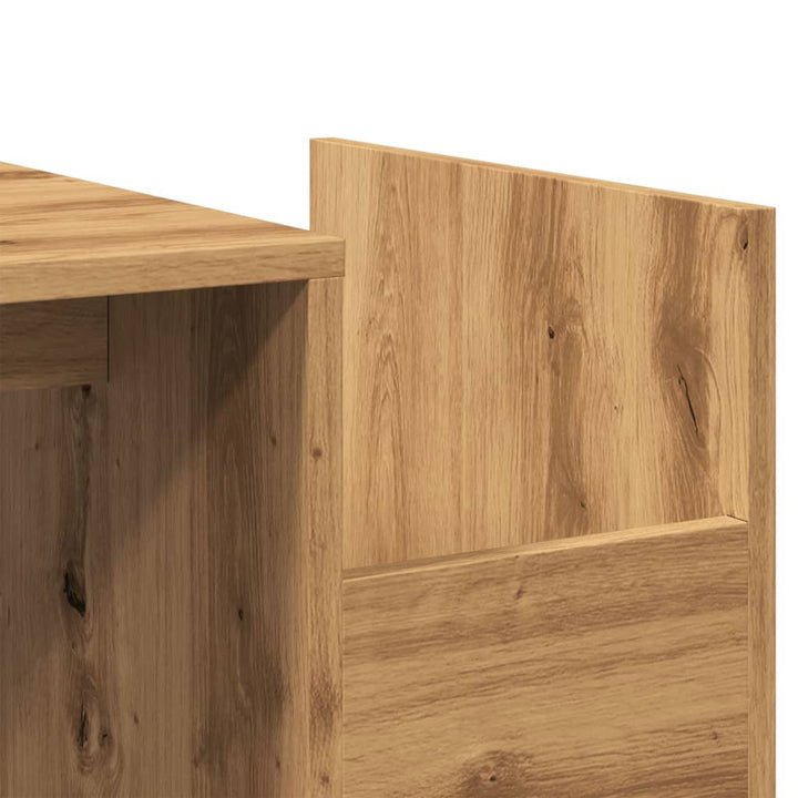 sofabord 90x45x35 cm konstrueret træ kunsteg