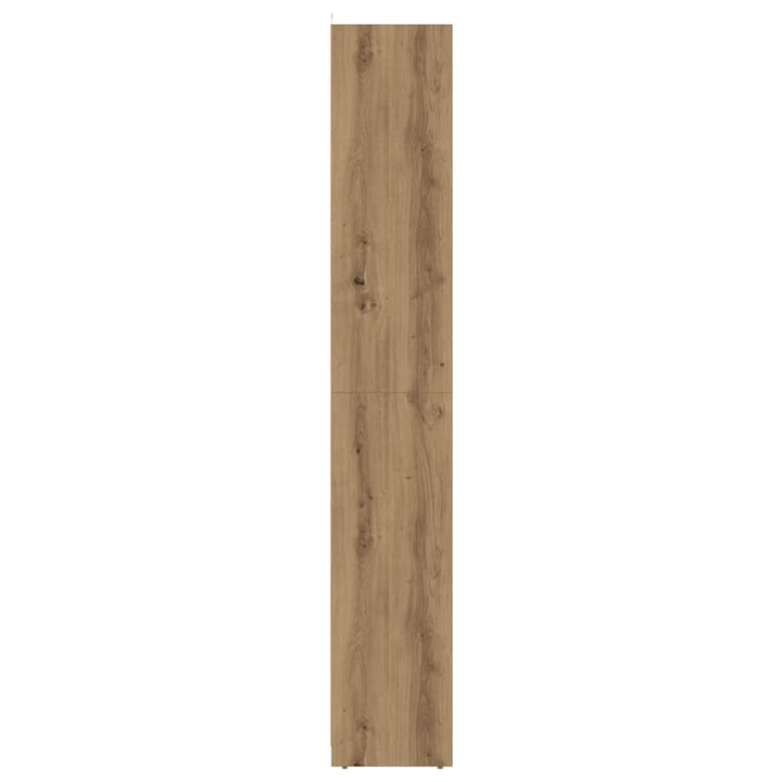 badeværelsesskab 30x30x183,5 cm konstrueret træ kunsteg