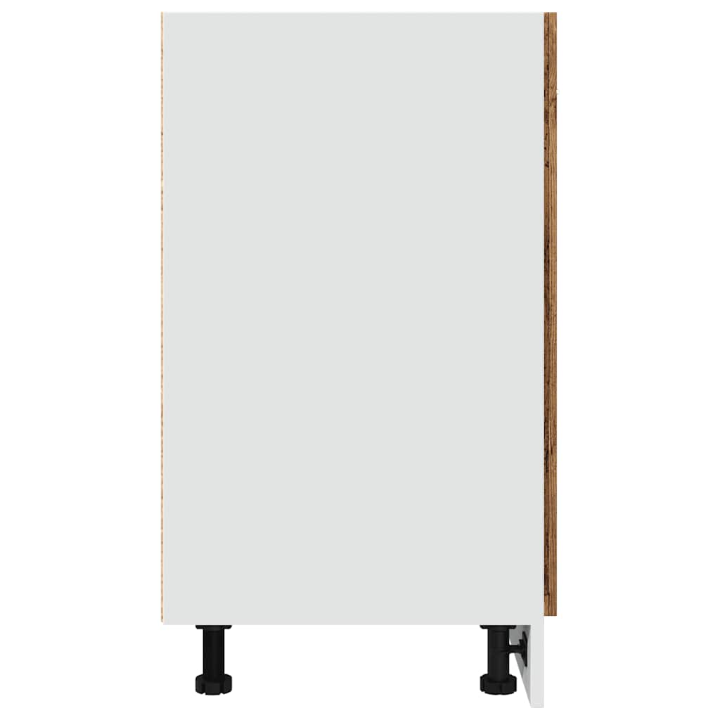 underskab "Lyon" gammelt træ 60x46x81,5 cm konstrueret træ