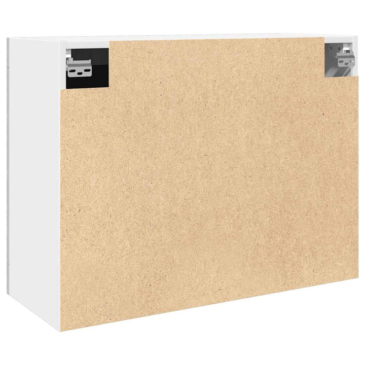 hængende vitrineskab "Lyon" betongrå 80x31x60 cm