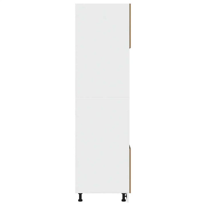 mikrobølgeovnsskab "Lyon" håndlavet eg 60x57x207 cm konstrueret træ