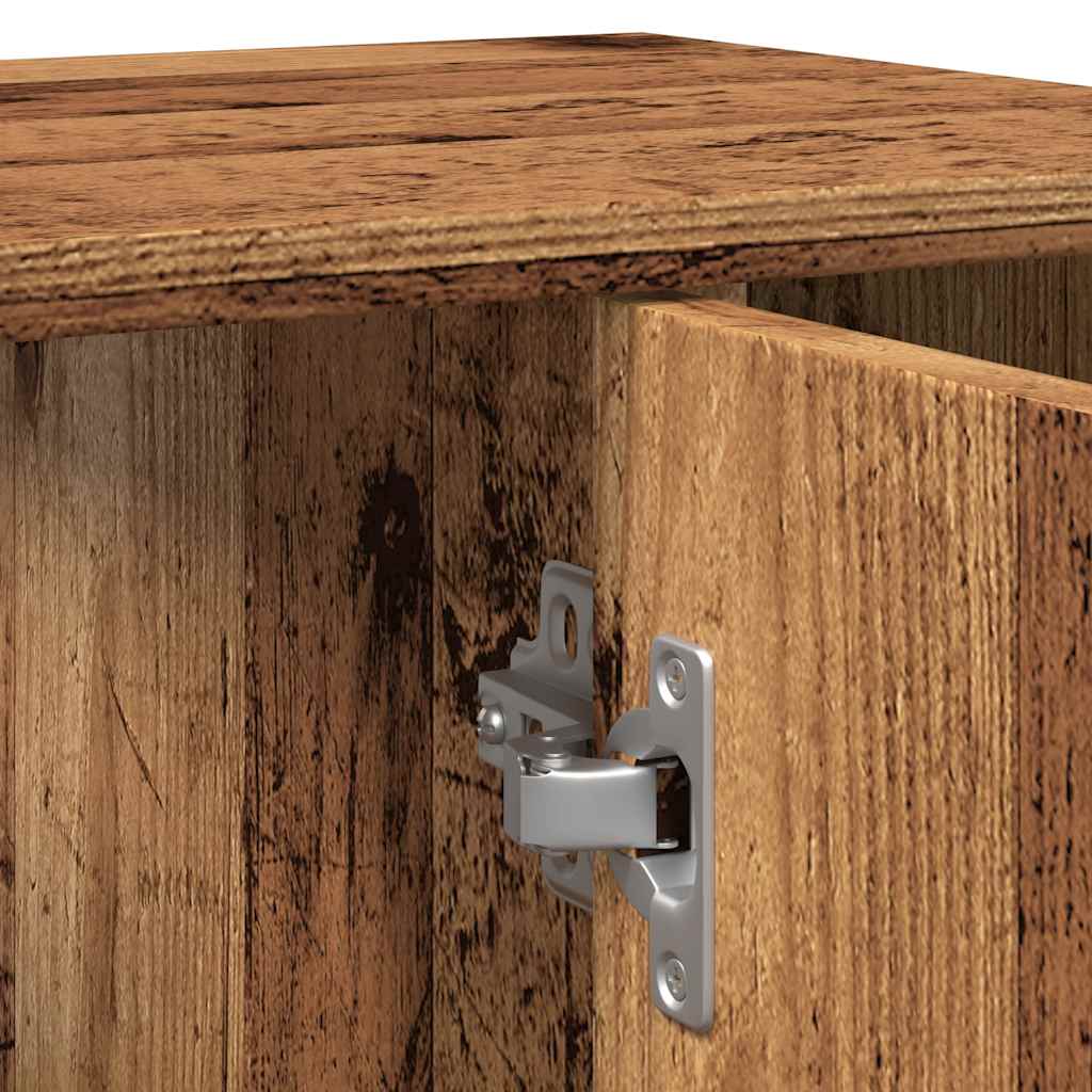 badeværelsesskab 60x32x53,5 cm spånplade gammelt træ