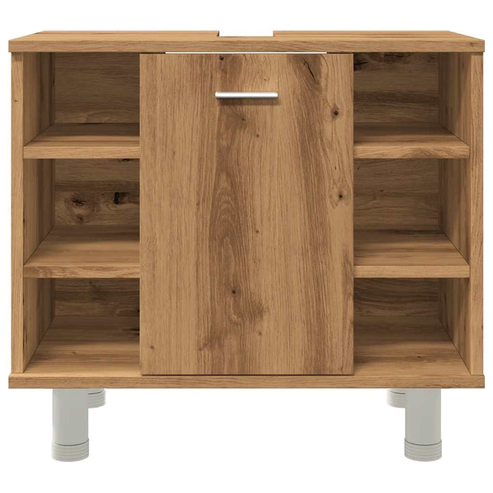 badeværelsesskab 60x32x53,5 cm konstrueret træ kunsteg