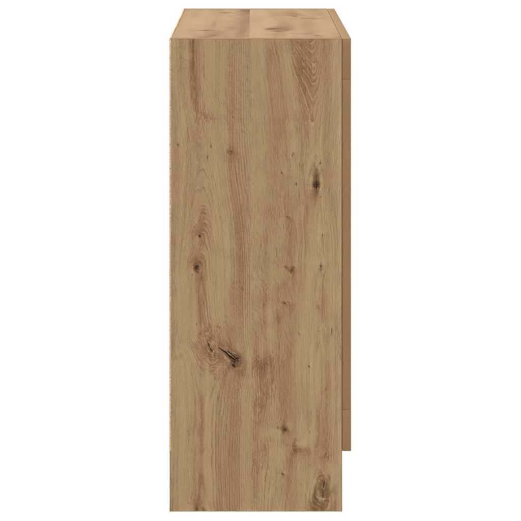 bogskab 82,5x30,5x80 cm konstrueret træ kunsteg