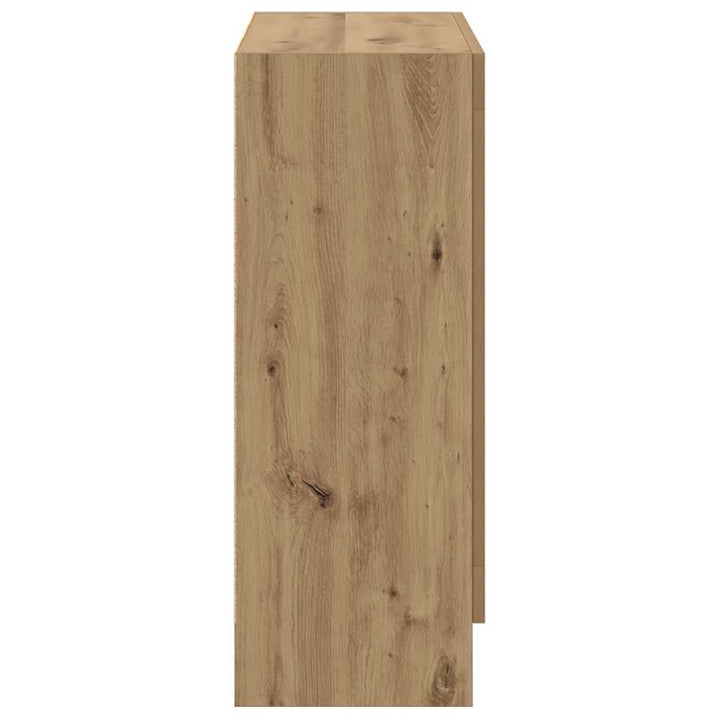 bogskab 82,5x30,5x80 cm konstrueret træ kunsteg