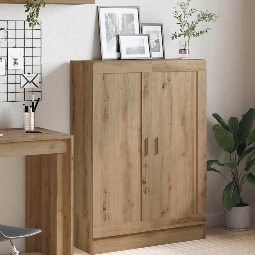 bogskab 82,5x30,5x115 cm konstrueret træ kunsteg