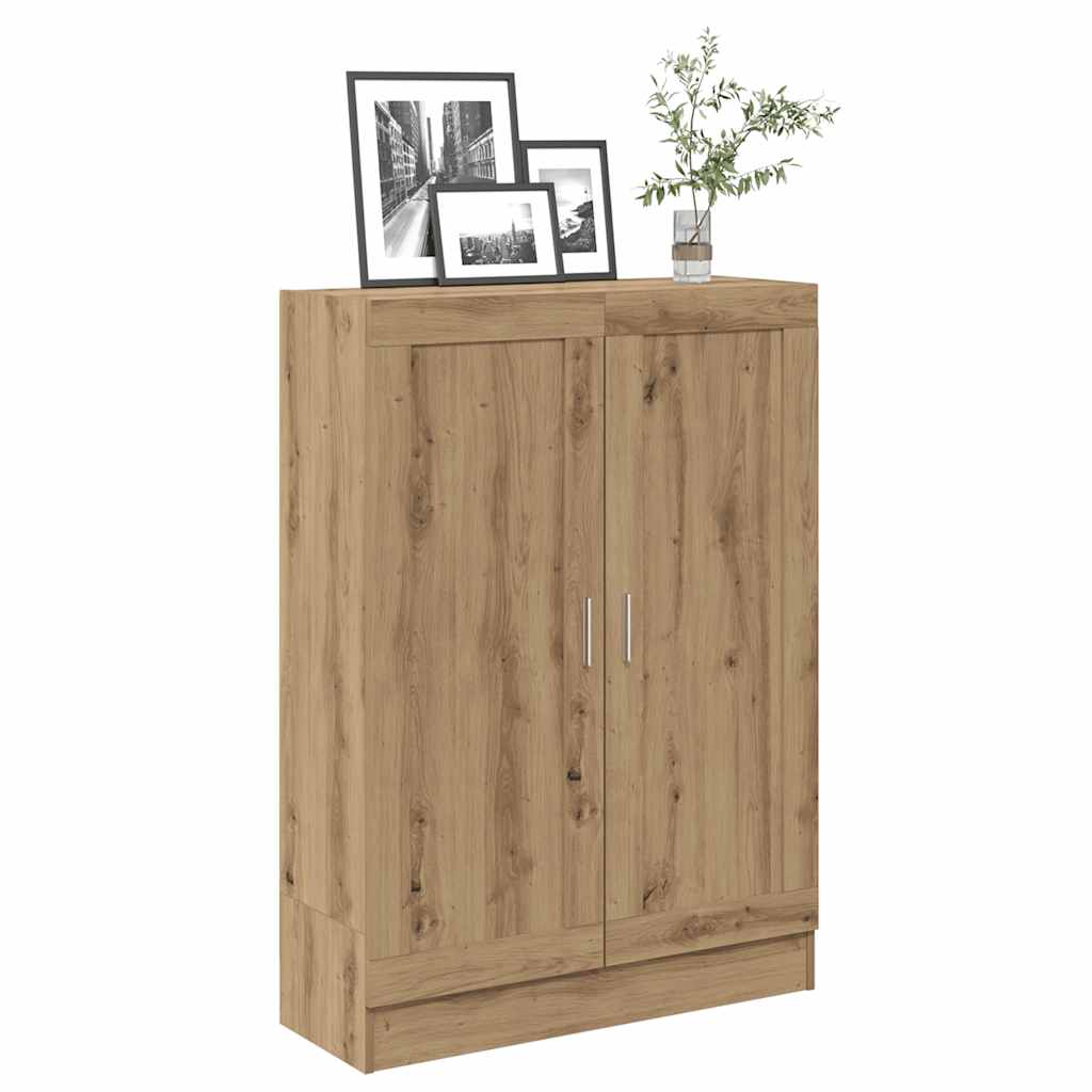 bogskab 82,5x30,5x115 cm konstrueret træ kunsteg