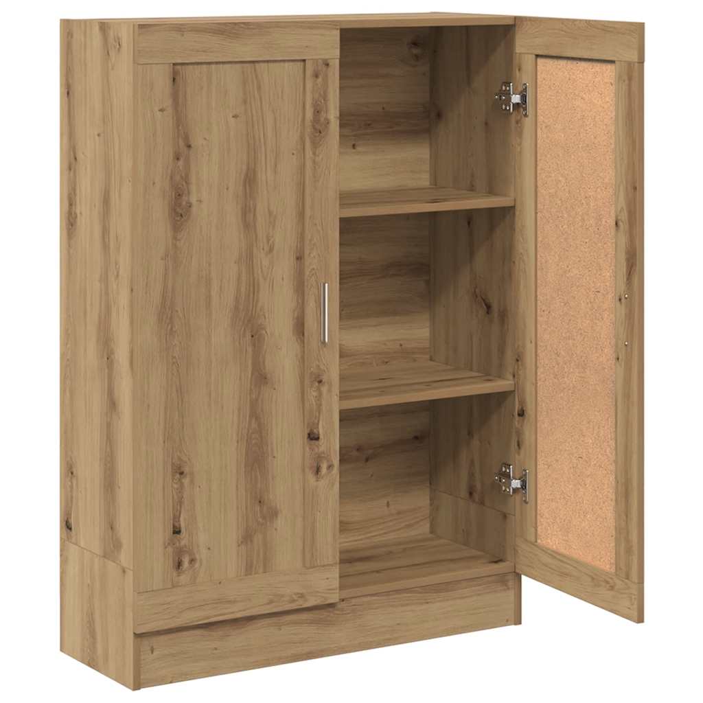 bogskab 82,5x30,5x115 cm konstrueret træ kunsteg