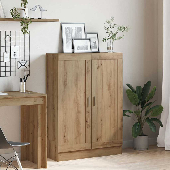 bogskab 82,5x30,5x115 cm konstrueret træ kunsteg