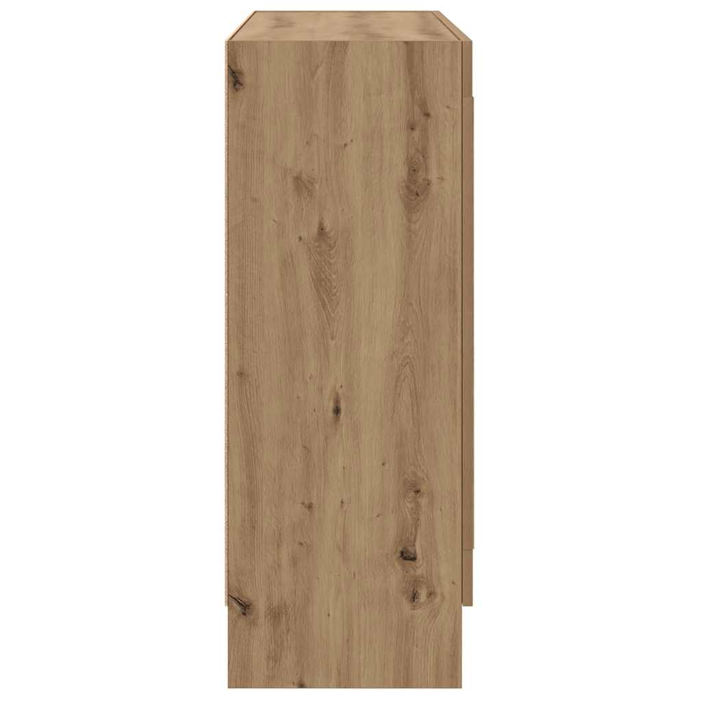 bogskab 82,5x30,5x80 cm konstrueret træ kunsteg