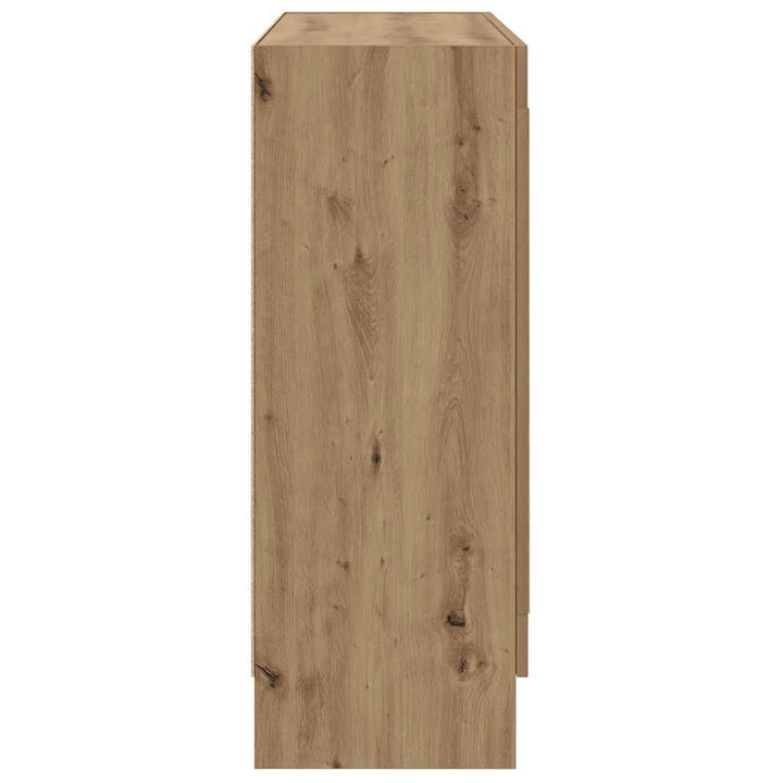 bogskab 82,5x30,5x80 cm konstrueret træ kunsteg