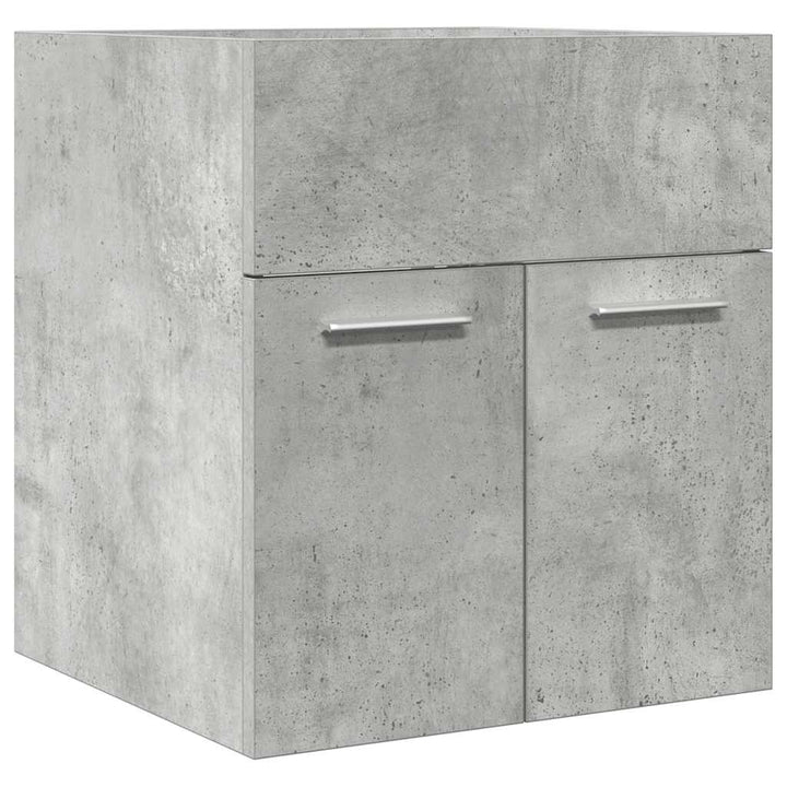 underskab til badeværelse 41x38,5x46cm konstrueret træ betongrå