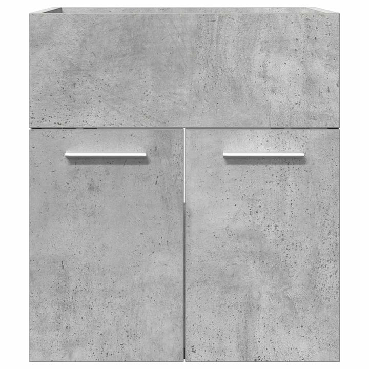 underskab til badeværelse 41x38,5x46cm konstrueret træ betongrå