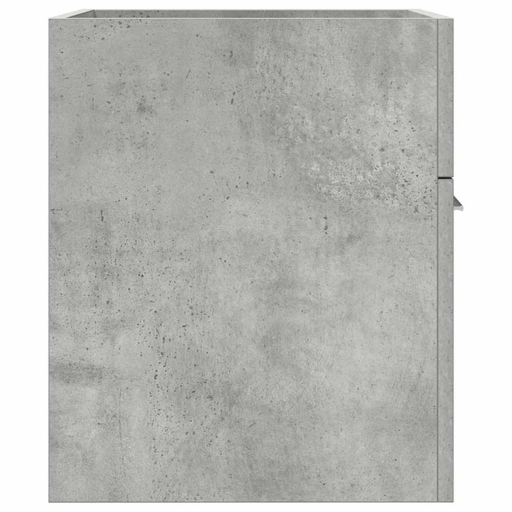 underskab til badeværelse 41x38,5x46cm konstrueret træ betongrå