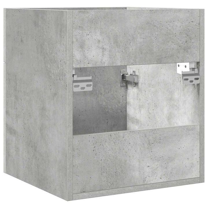 underskab til badeværelse 41x38,5x46cm konstrueret træ betongrå