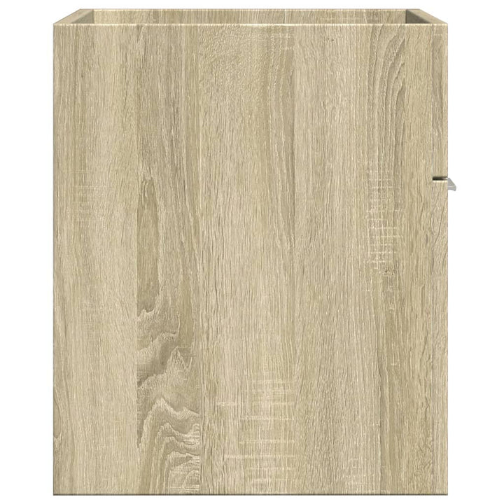 skab til håndvask 60x38,5x46 cm konstrueret træ sonoma-eg