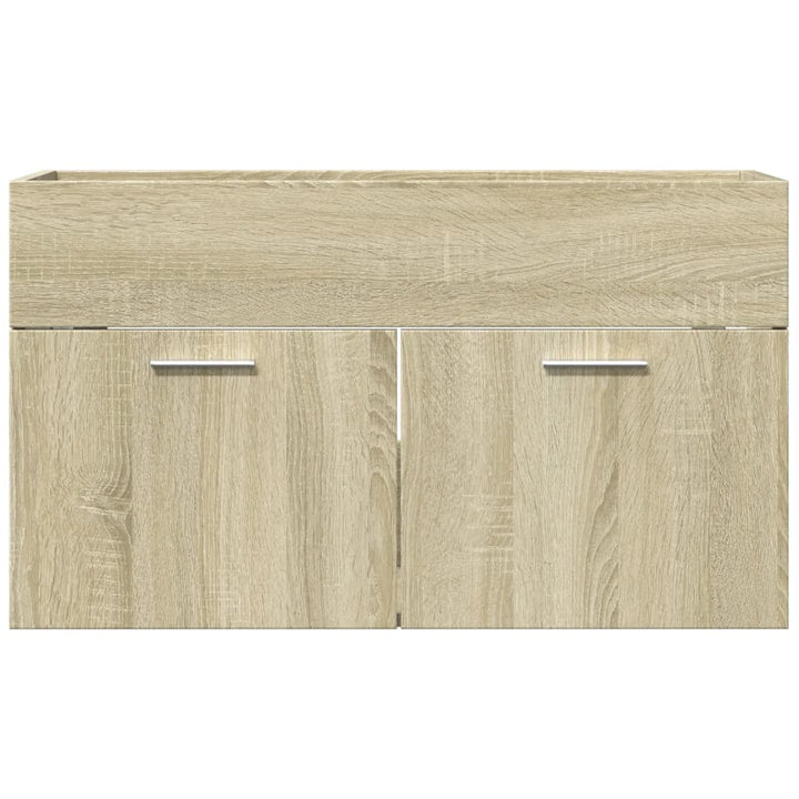 underskab til håndvask 90x38,5x46 cm konstrueret træ sonoma-eg