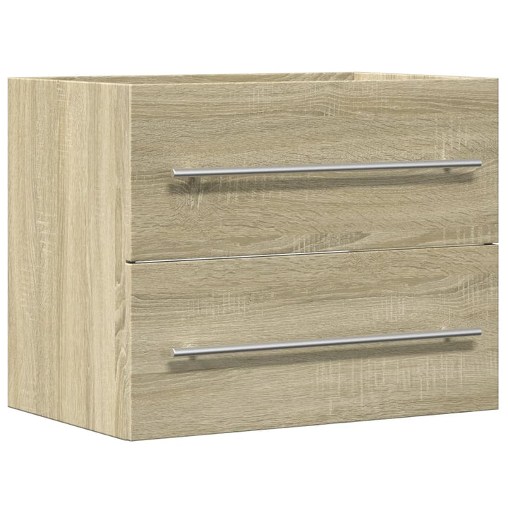 vaskeskab 60x38,5x48 cm konstrueret træ sonoma-eg