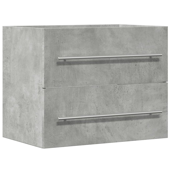 vaskeskab 60x38,5x48 cm konstrueret træ betongrå