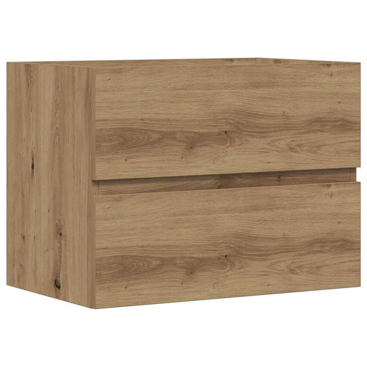 badeværelsesskab 60x38,5x45 cm konstrueret træ kunsteg