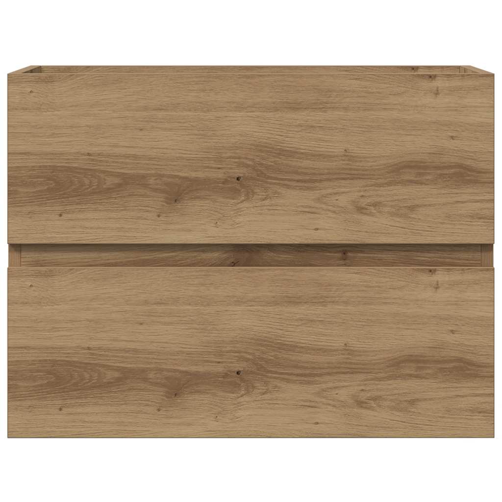 badeværelsesskab 60x38,5x45 cm konstrueret træ kunsteg