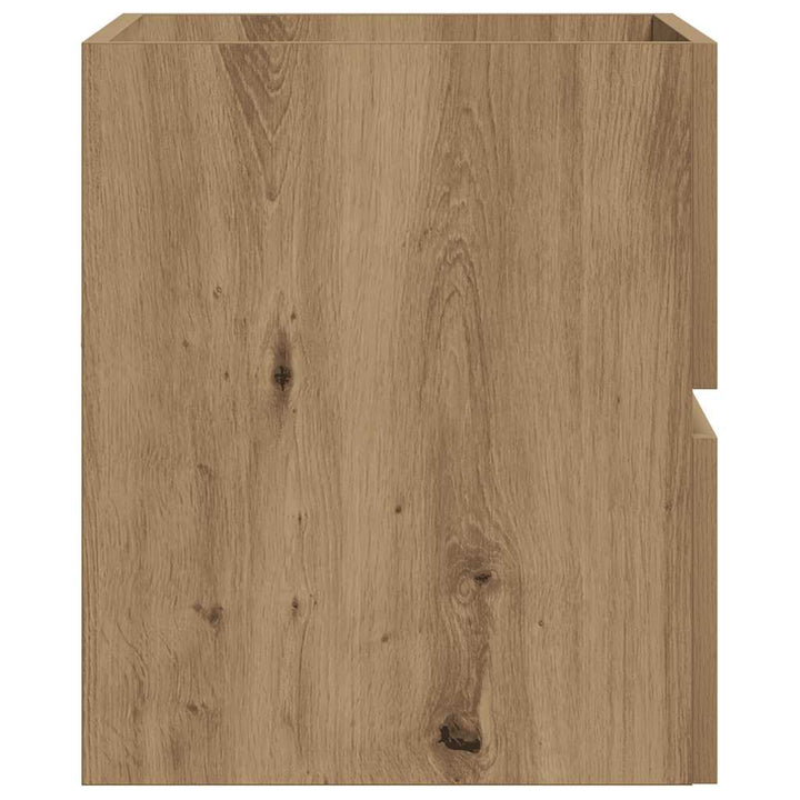 badeværelsesskab 60x38,5x45 cm konstrueret træ kunsteg