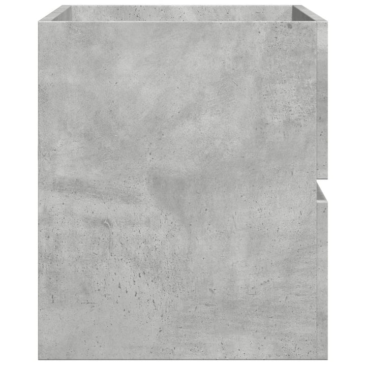 vaskeskab 90x38,5x45 cm konstrueret træ betongrå