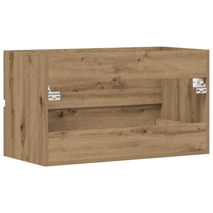 underskab til håndvask 90x38,5x45 cm konstrueret træ kunsttræ