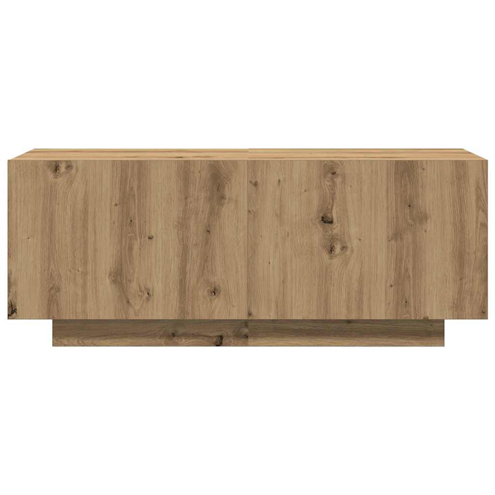 tv-bord 100x35x40 cm konstrueret træ kunsteg
