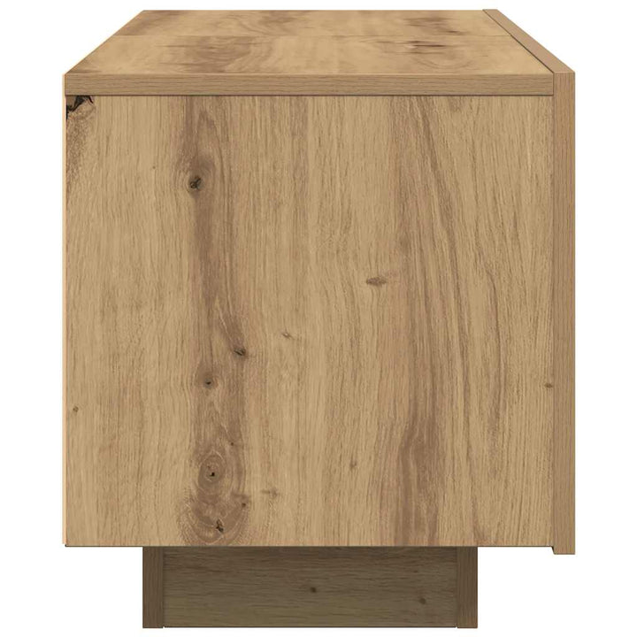 tv-bord 100x35x40 cm konstrueret træ kunsteg