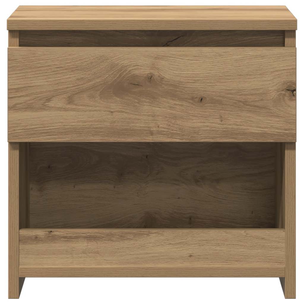 sengebord 40x30x39 cm konstrueret træ kunsteg