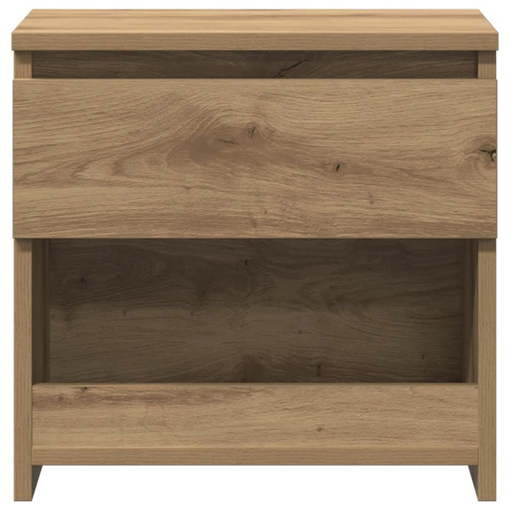sengebord 40x30x39 cm konstrueret træ kunsteg