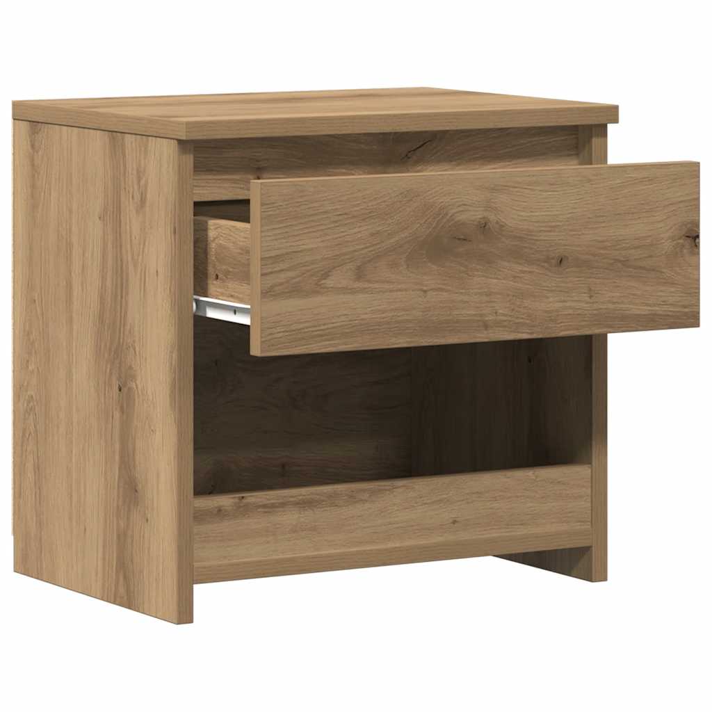 sengeborde 2 stk. 40x30x39 cm konstrueret træ kunsteg