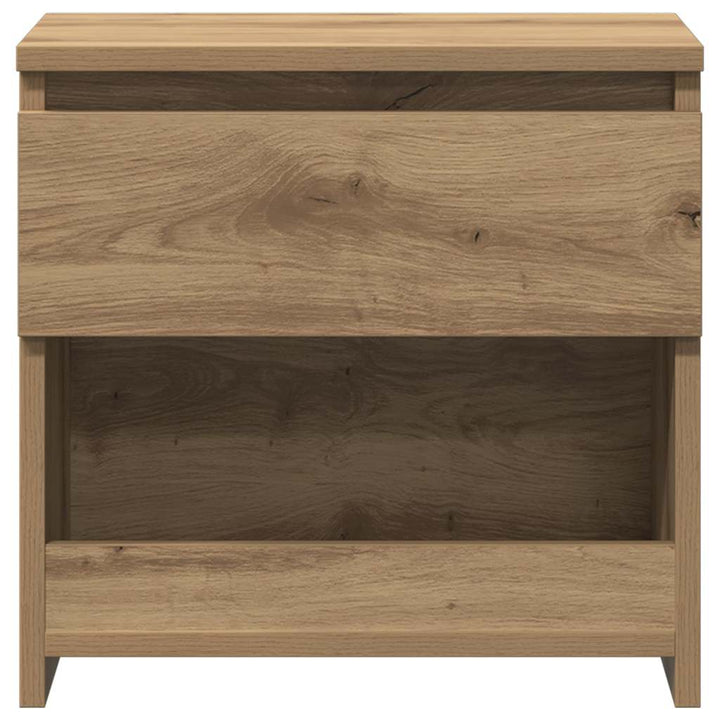 sengeborde 2 stk. 40x30x39 cm konstrueret træ kunsteg
