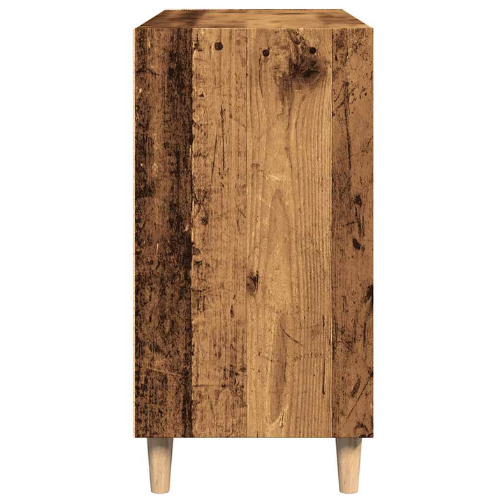 skænk 103,5x35x70 cm konstrueret træ antikt træ