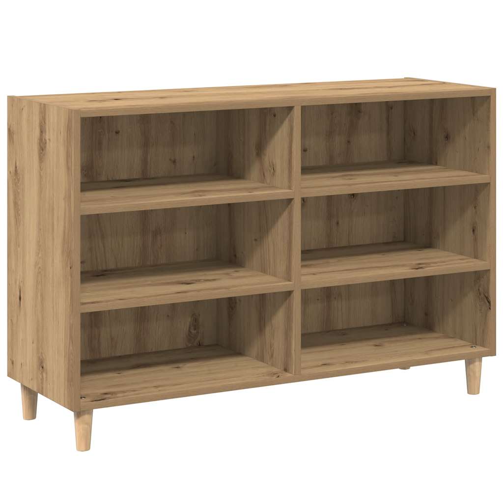skænk 103,5x35x70 cm konstrueret træ kunsteg