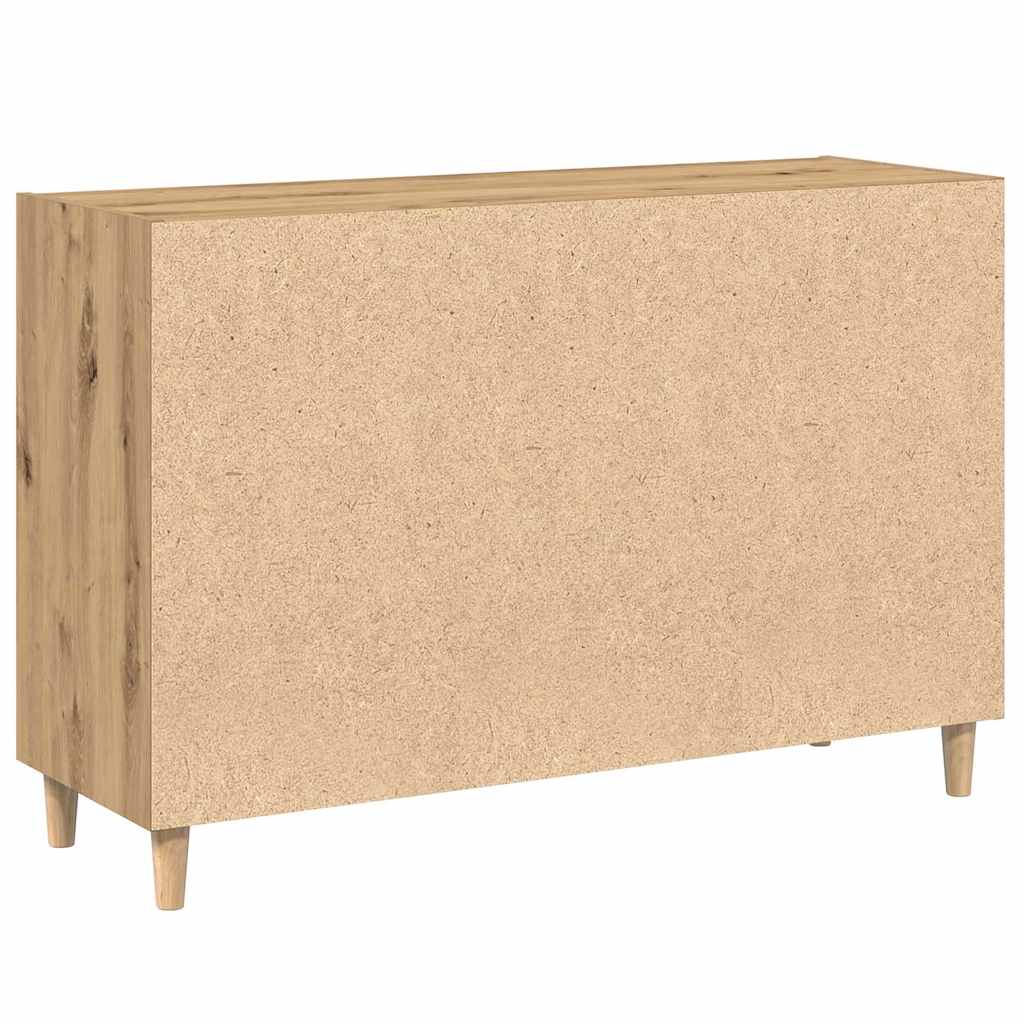 skænk 103,5x35x70 cm konstrueret træ kunsteg