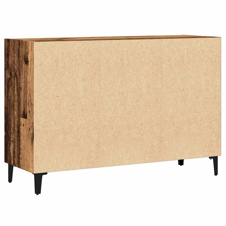 skænk 103,5x35x70 cm konstrueret træ antikt træ