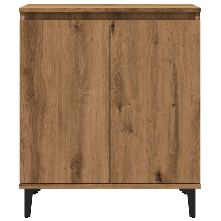 skænk 60x35x70 cm konstrueret træ egetræsfarve