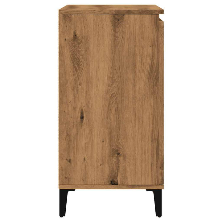 skænk 60x35x70 cm konstrueret træ egetræsfarve