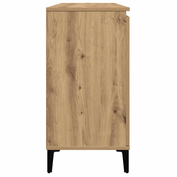 skænk 102x35x70 cm konstrueret træ kunsteg