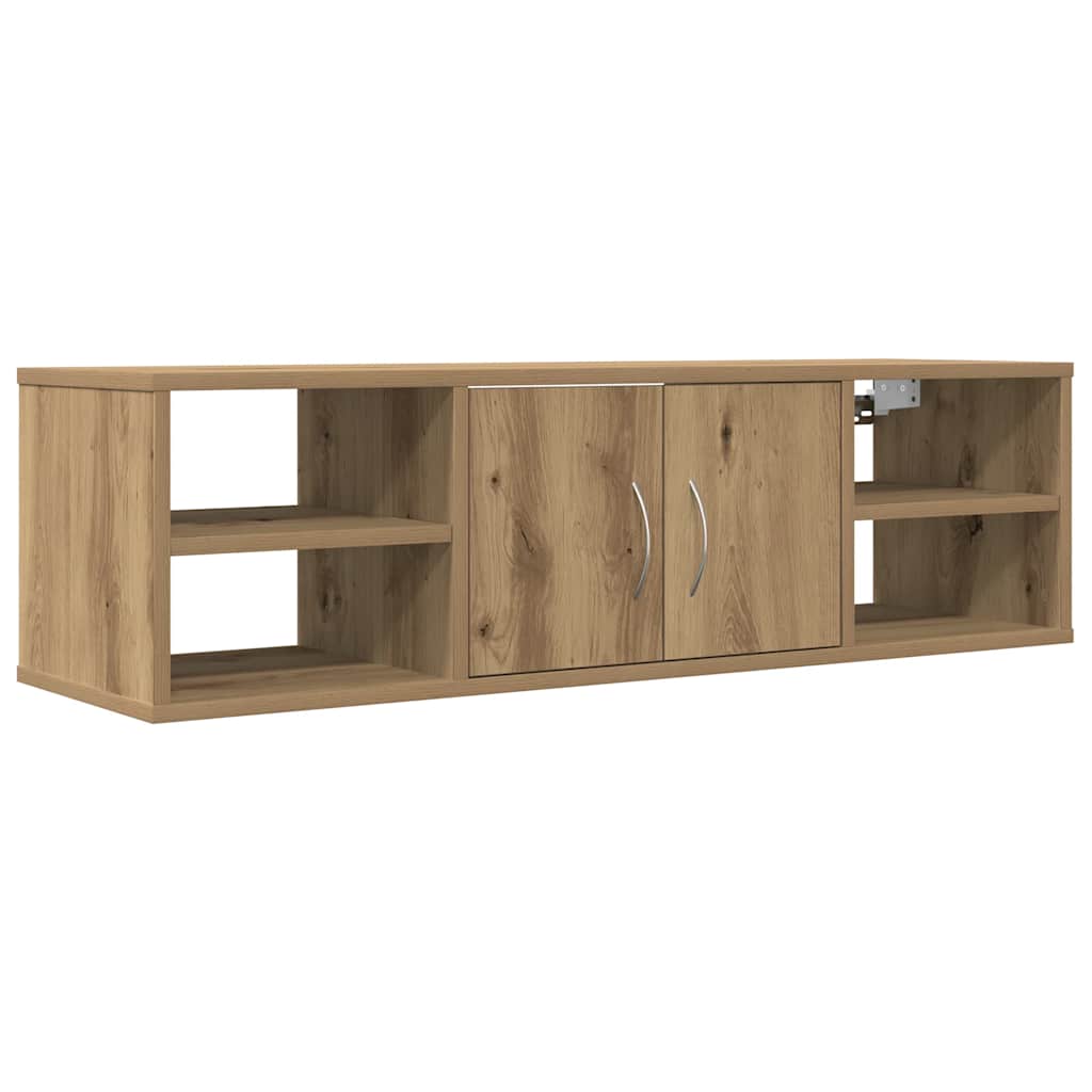 vægskab 101x30x29 cm konstrueret træ kunsteg